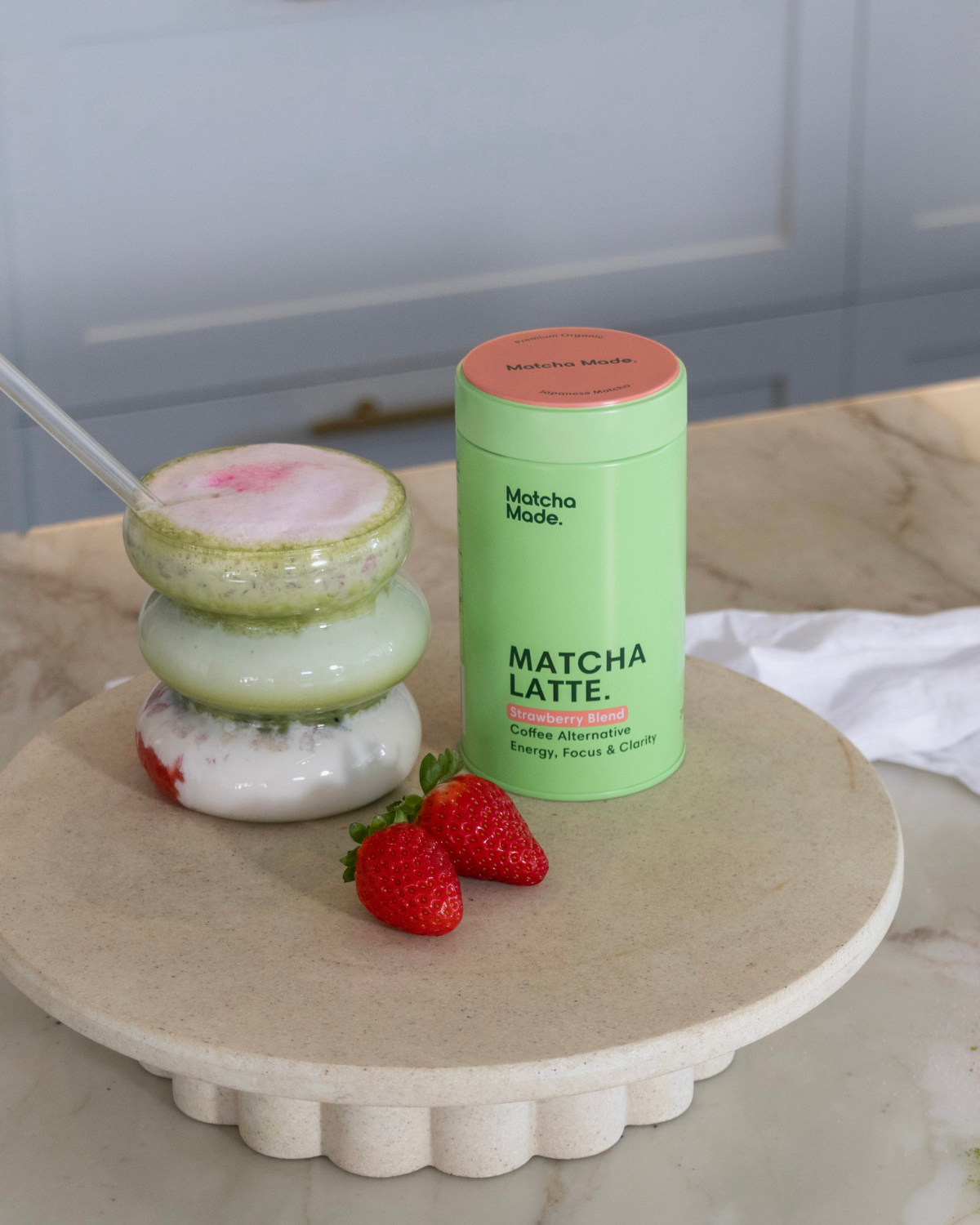 Strawberry Matcha Latté (3 Pack)